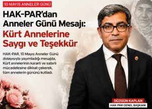 HAK-PAR Genel Başkanı Düzgün Kaplan