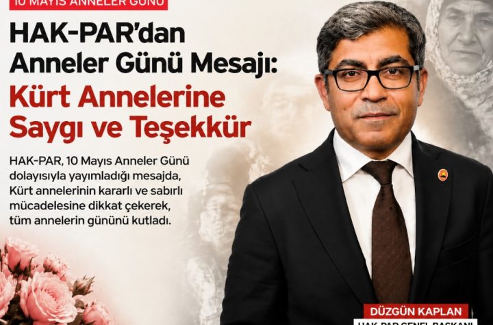 HAK-PAR Genel Başkanı Düzgün Kaplan